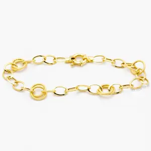 Pulseira Elos em Ouro Amarelo